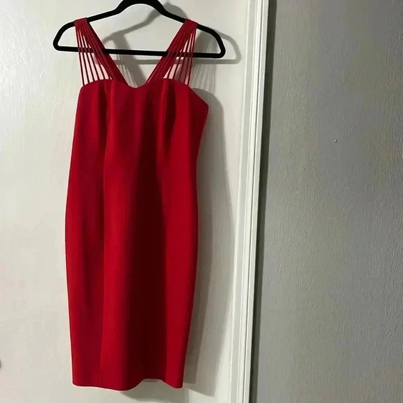 Elie Tahari Dresses & Skirts - ELIE TAHARI GLOSSY RED DRESS